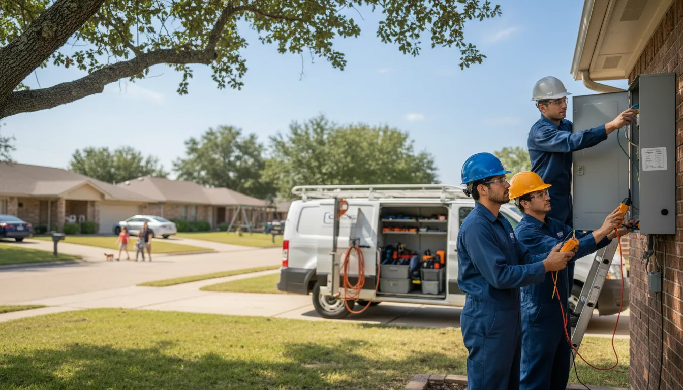 Certified electrician providing emergency electrical services in Manderson, WY